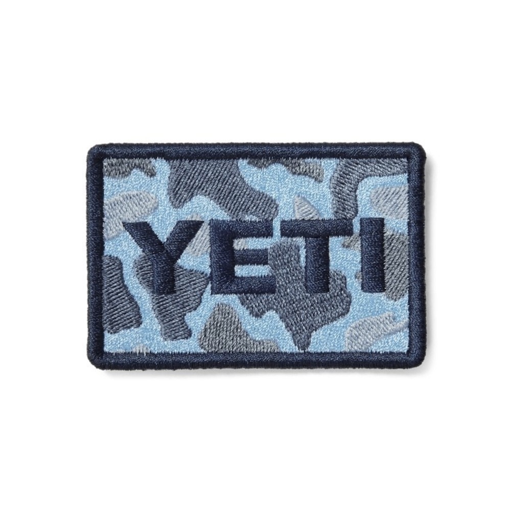 RARE 🔥 New YETI Blue Camo Patch LIMITED RELEASE UNOPENED SEALED IN HAND!